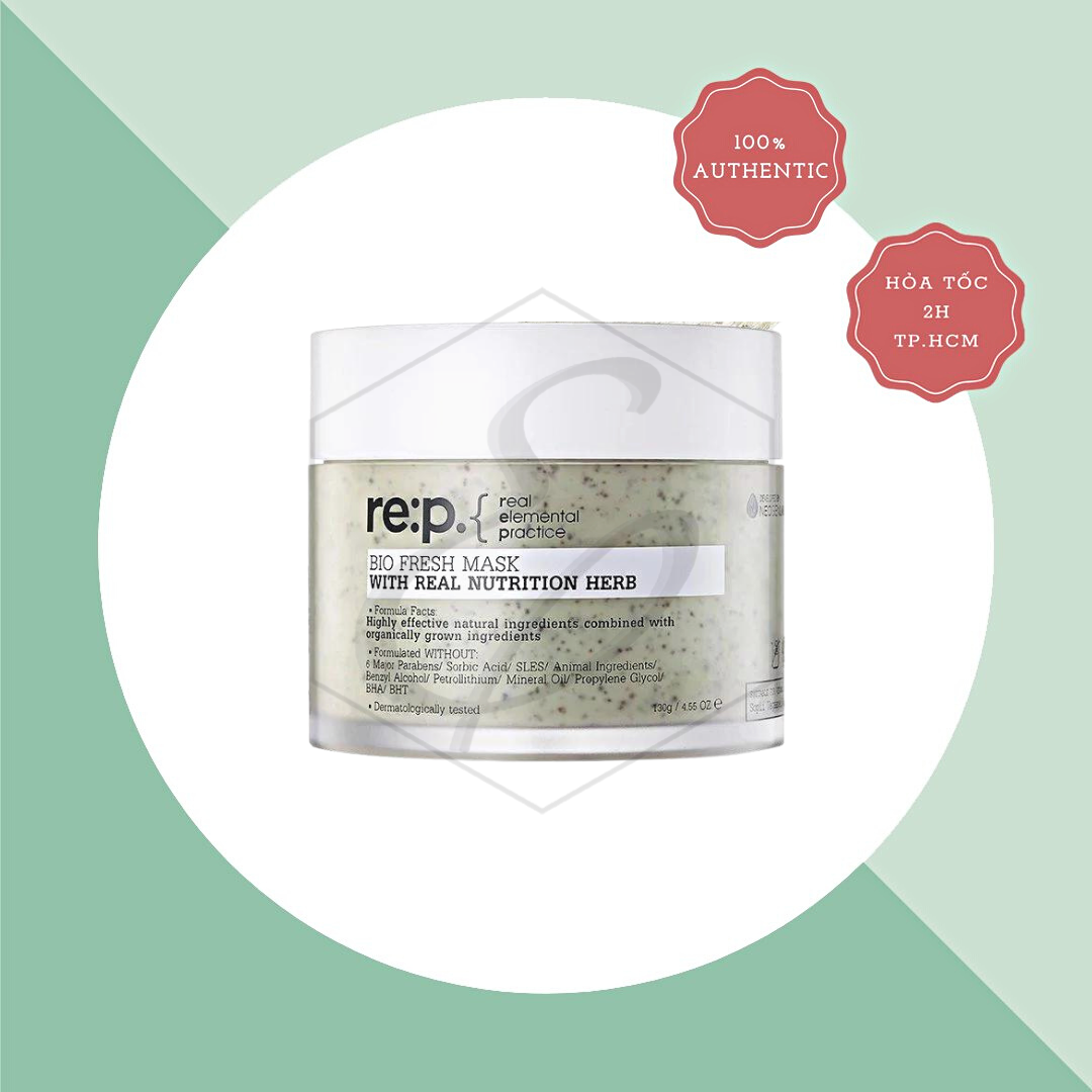 Mặt Nạ Đất Sét Hương Thảo Re:p Bio Fresh Mask With Real Nutrition Herbs - 130g